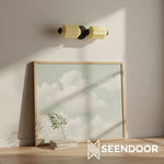 Load image into Gallery viewer, Eloise Brass Wall Sconce – Elegant Milk Glass Vintage Lighting
