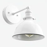 Load image into Gallery viewer, Conique Metal  Wall Sconce - White Metal Shade - Industrial Modern Lighting
