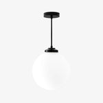 Load image into Gallery viewer, Glorica Glass 12 Inch Globe Ceiling Light - Frosted Glass Art Deco Pendant And Flush Mount
