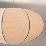 Load image into Gallery viewer, Alvian Pendant Light - Linen Shade with Adjustable Height for Cozy Dining

