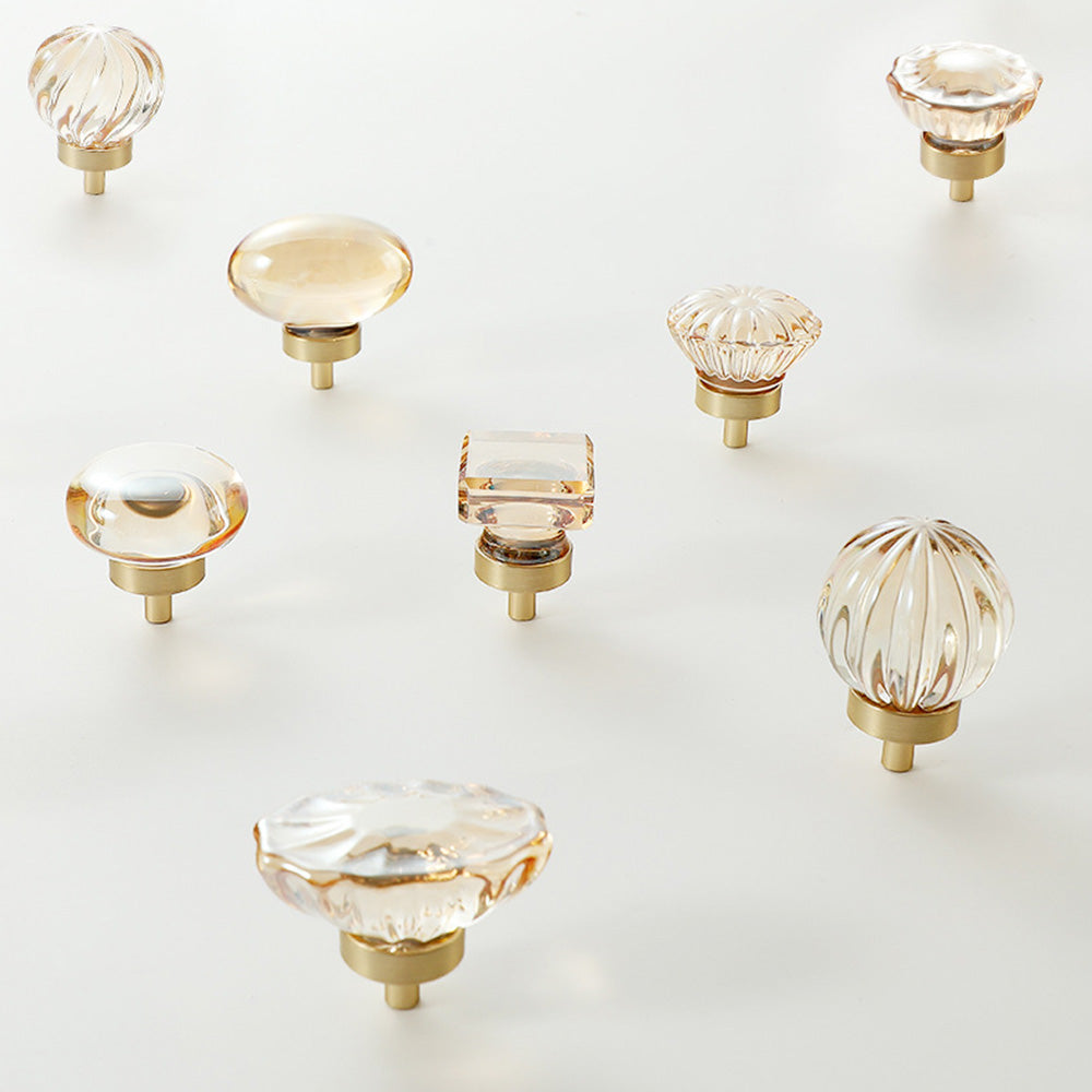 Modern Crystal Drawer Knobs