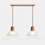 Cargar imagen en el visor de la Galería, Rustic Woven Rope Glass Pendant Light Collection