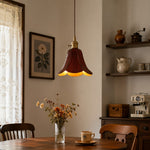 Cargar imagen en el visor de la Galería, Brown single pendant in a dining room