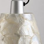 Charger l'image dans la visionneuse de la galerie, Lunavera Modern Capiz Shell or Fabric Shade Adjustable Arm Wall Lamp for Bedroom