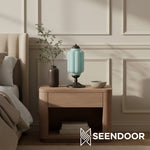 Load image into Gallery viewer, Retro Eloise Milk Glass Table Lamp for Bedroom Decor
