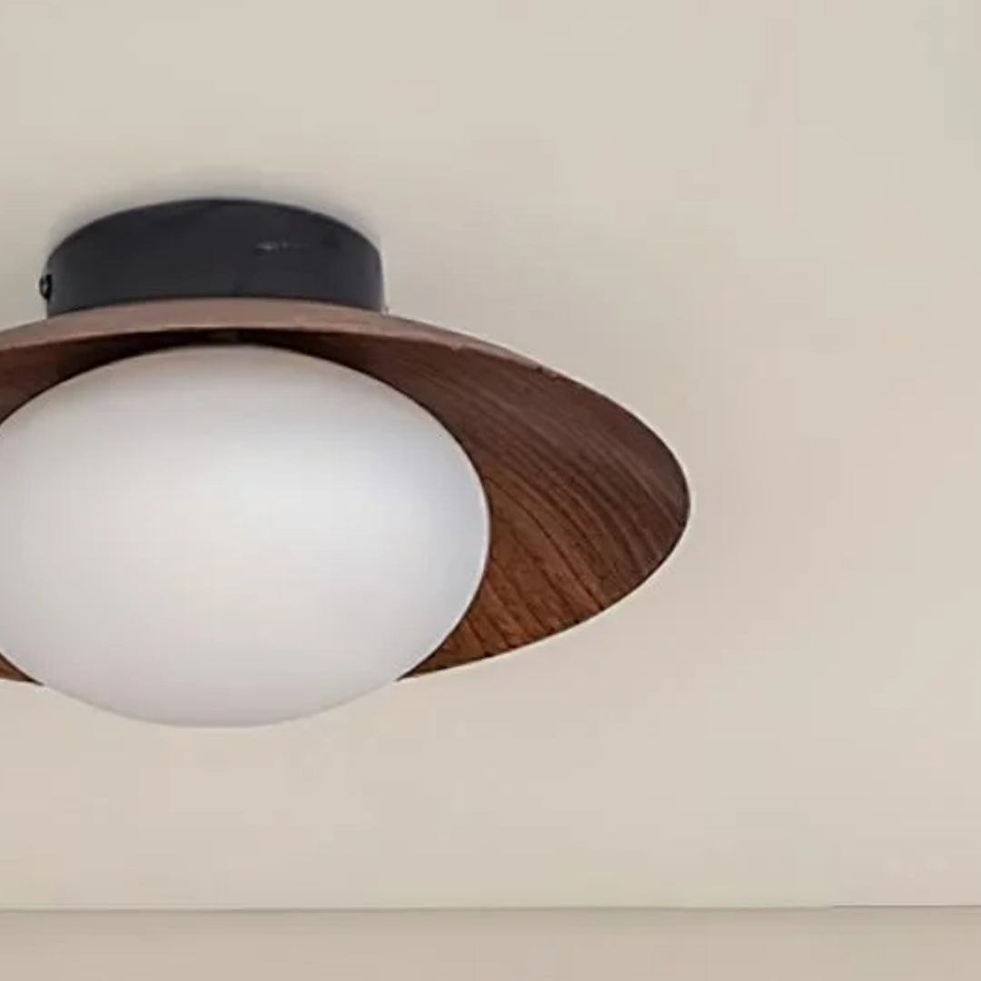 Oribela Plafondlamp Sculpturaal Globe Esthetiek met Zachte Sfeerverlichting voor Keuken en Lounge