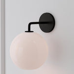 Load image into Gallery viewer, Selvion Artistic Globe Sconce Light - Handcrafted Glass Sculptural Wall Fixture
