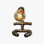 Cargar imagen en el visor de la Galería, Pipi retro industrial pipe table lamp
