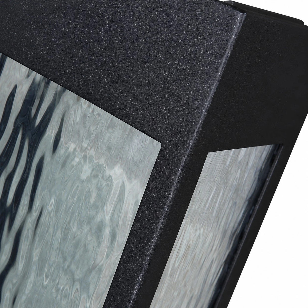 Matte frame and glass detail