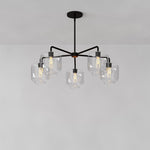 Load image into Gallery viewer, Lumivelle 5-Light Pebble Chandelier - Modern Glass Pendant Lighting
