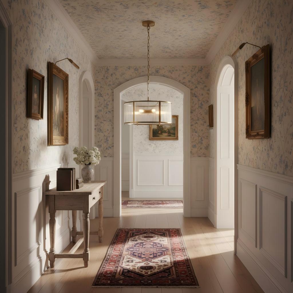 RibGlow gerippte Glas-Hängeleuchte – Hängeleuchte im Antikstil für Esszimmer