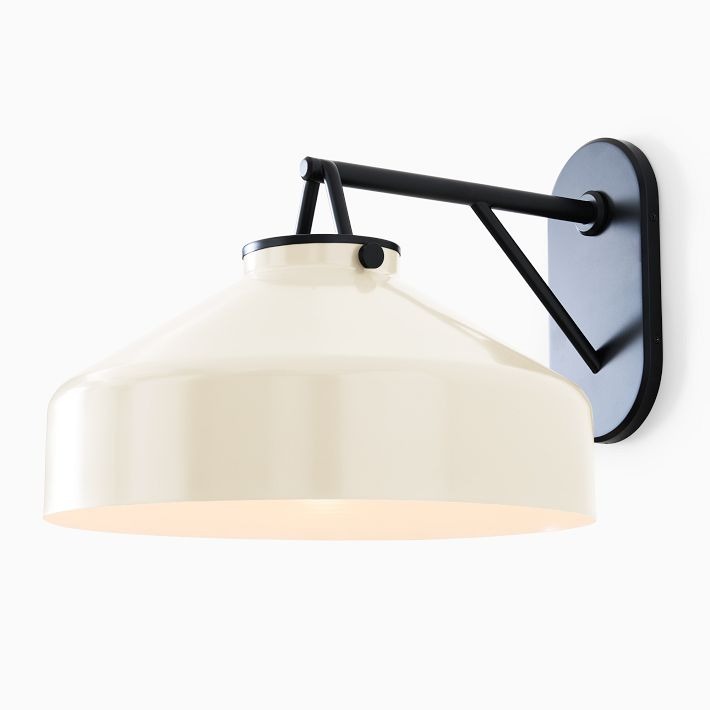 Hanton Minimalist Outdoor Wall Light - Matte Metal Industrial Sconce