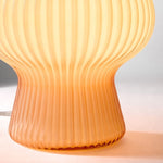 Load image into Gallery viewer, Novarise Ribbed Glass Table Lamp – Textured Glass Accent Lighting
