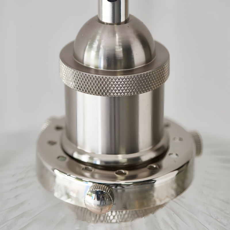 Novera geribbelde glazen stijlvolle moderne hanglamp voor slaapkamer en eetkamer