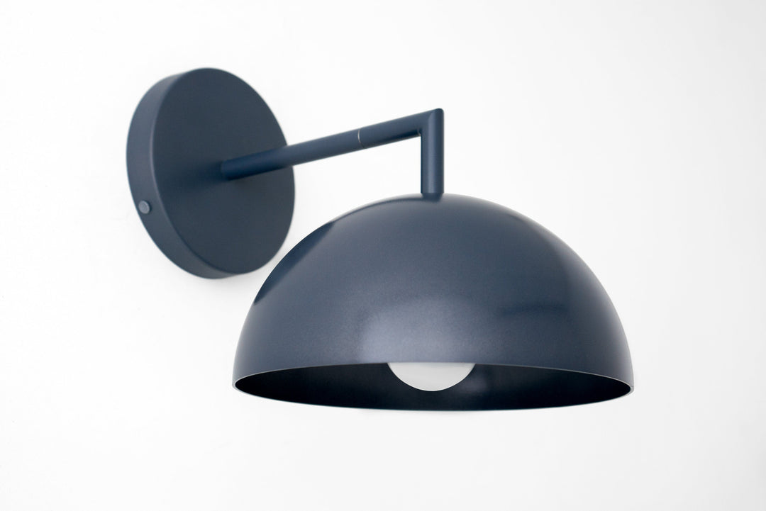 Metio Dome Wall Sconce – Contemporary Dome Shade Light for Hallway