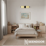 Load image into Gallery viewer, Eloise Brass Wall Sconce – Elegant Milk Glass Vintage Lighting
