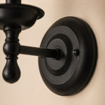 Afbeelding laden in galerijweergave, Vintage wandlamp met stoffen kap