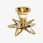 Bild in die Galerieansicht laden, Shell-Inlaid Leaf Candlestick