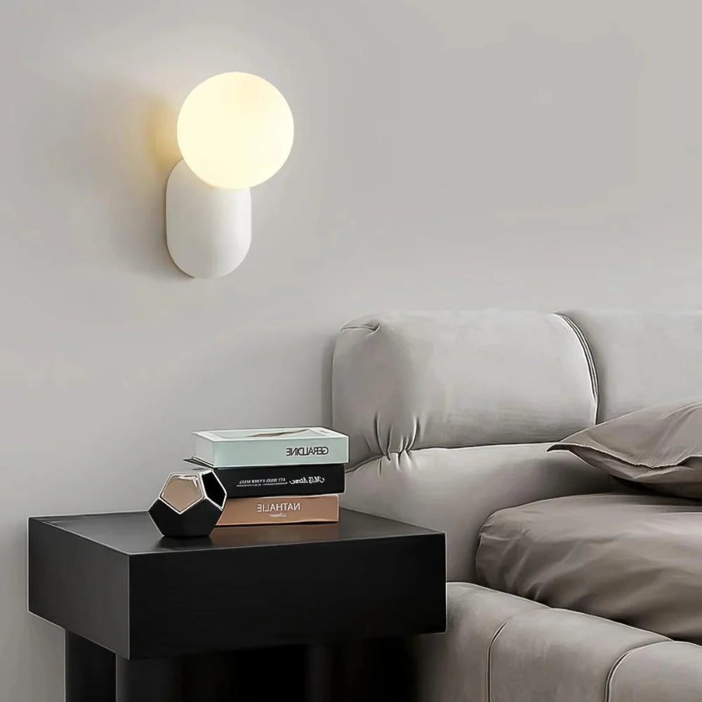 Luz de Pared de Orbe de Vidrio Nórdico Luma