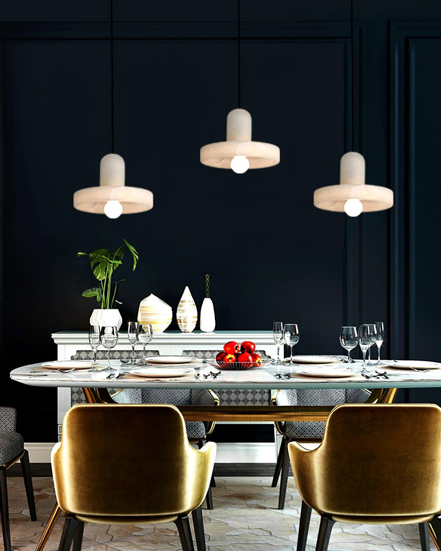 Carrara Alabaster Pendelleuchte