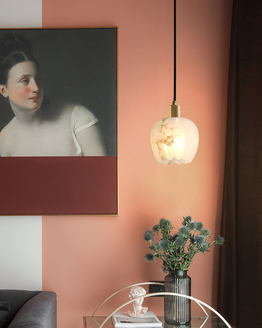 Lilin Alabaster-Pendelleuchte