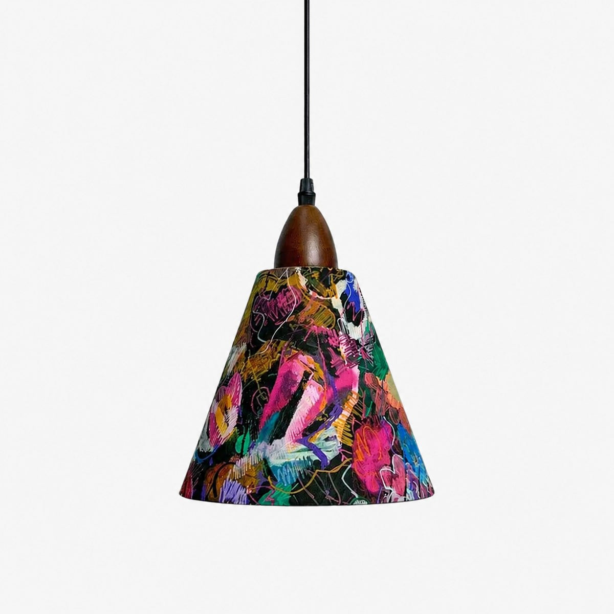 Liberty-Style Floral Fabric Pendant Light