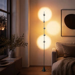 Bild in die Galerieansicht laden, Breathing sunset atmosphere floor lamp in a bedroom corner