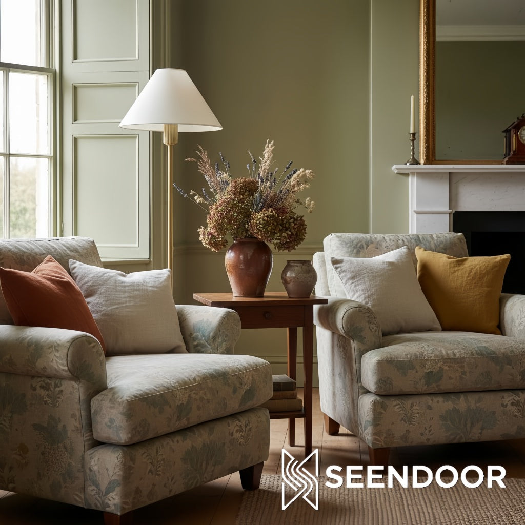 Diora Linear Base Modern Table Lamp for Living Room & Bedroom