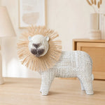 Carica l'immagine nella visualizzazione Galleria, Decorative lion ornament on a shelf in a soft neutral room