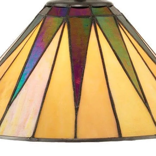 TF Dark Star Tiffany-hanger – glas-in-lood geometrisch ontwerp plafondlamp voor woonkamers