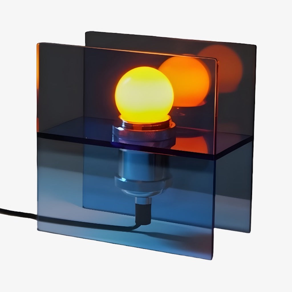 Sunset Ocean Horizon Tischlampe – Farbverlauf Ambient Moderne Dekorative Schreibtischlampe für Innenräume