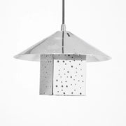 Bauhaus Hollow Silver Single Pendant Light