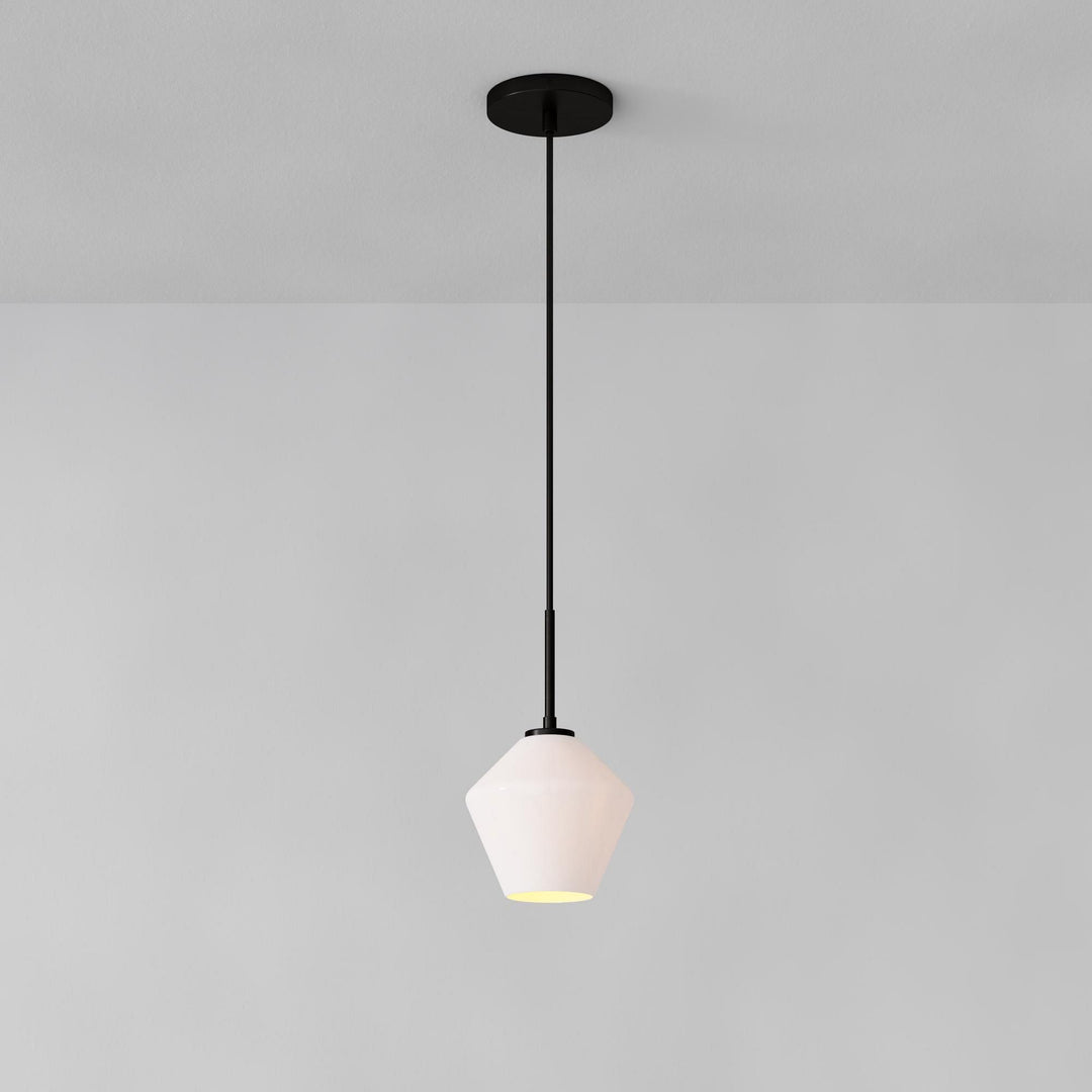 Merin Transparent Glass Sculpture Geometric Chandelier