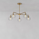 Load image into Gallery viewer, Selvion Elegant 5-Light Globe Chandelier – Modern Glass Pendant Lighting Fixture
