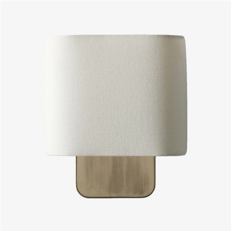 Maris Moderne Linnen Kap Metalen Wandlamp