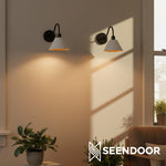 Afbeelding laden in galerijweergave, Penia Moderne Klassieke Industriële Afgeschuinde Wandlamp