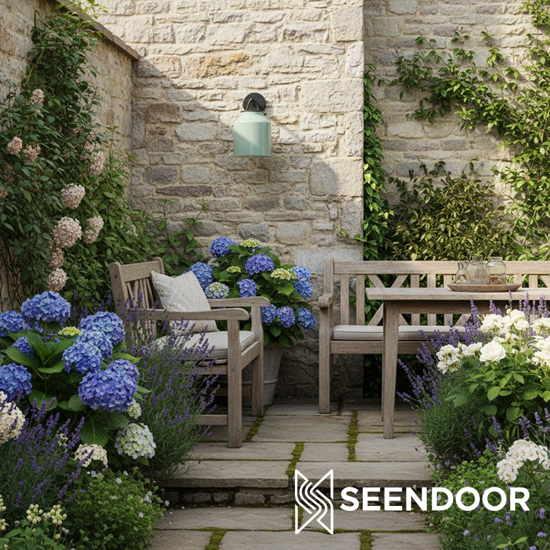 Hanton Cylindrical Drum Modern Outdoor Sconce for Porch & Entryway