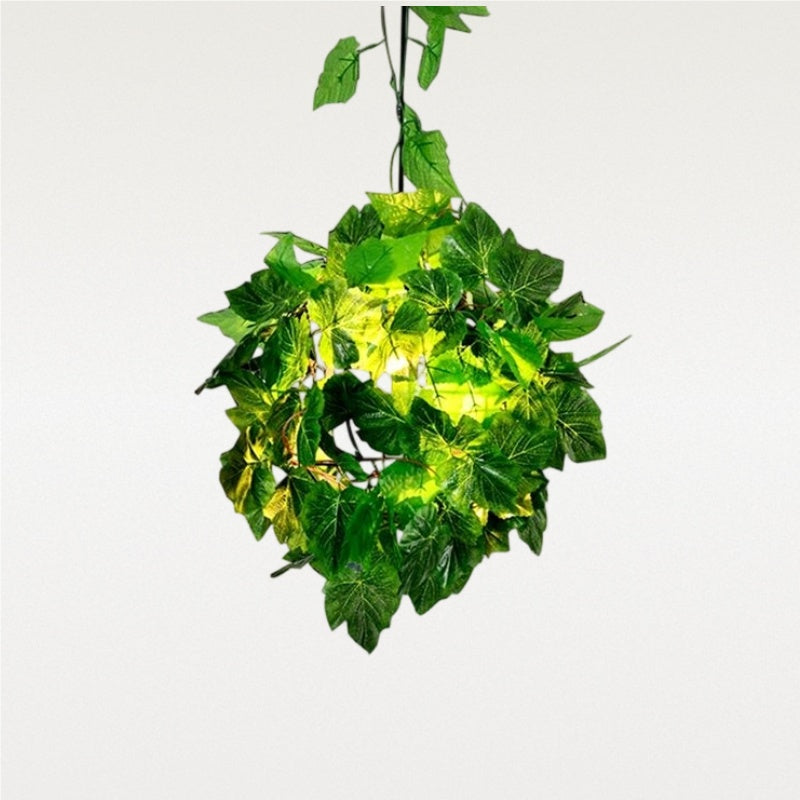 Verdeleia gelaagde hanglamp met plantenaccent – moderne hanglamp voor interieur van woningen