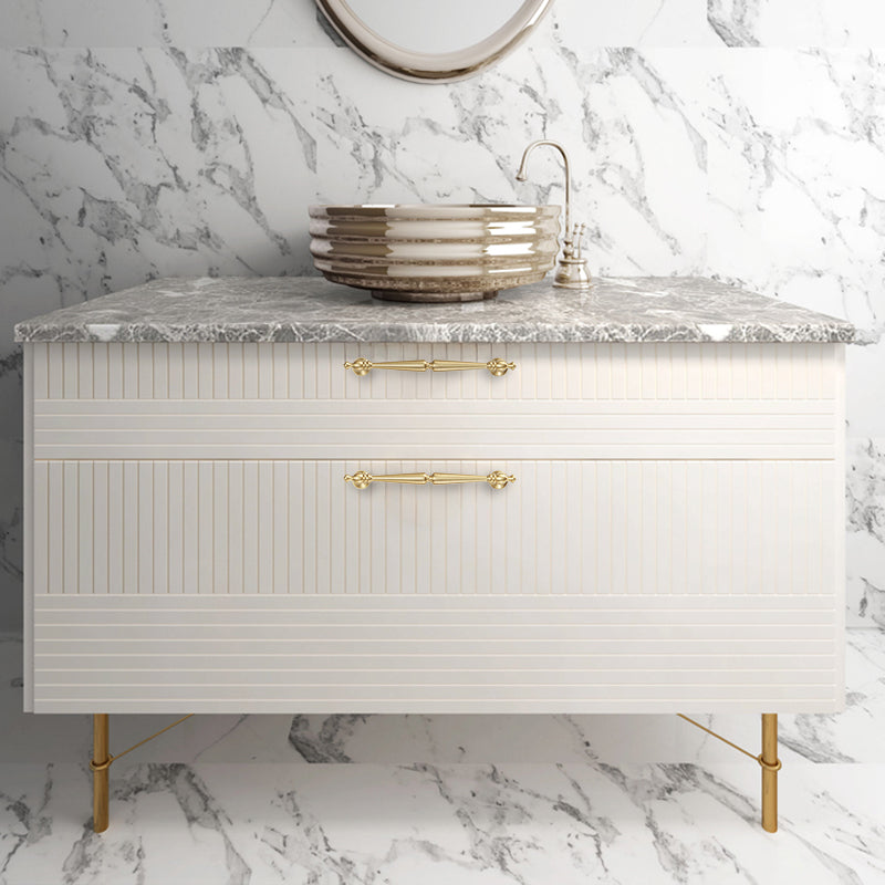 Scandinavian Brass Cabinet Pulls 3-3/4"cc With High-Quality Metallic For Decorative Appeal-Seendoor