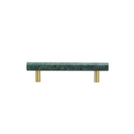 Load image into Gallery viewer, Modern Marble Brass Vanity Cabinet Handles for Drawers and Cupboards
