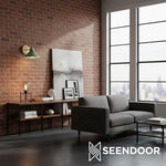 Load image into Gallery viewer, Aurenza Sconce – Farmhouse Wall Light with Metal Accents for Cozy Spaces
