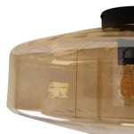 Afbeelding laden in galerijweergave, Cocytus Mid-Century Moderne Drum Watergolf Glas Plafondlamp