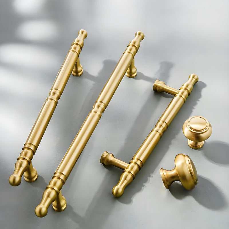 Kwikset Cameron Passage Brass Door Knob – Non-Locking, Dummy Option
