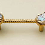 Afbeelding laden in galerijweergave, French Vintage Cashew Shell Brass Cabinet Knobs and Pulls - image 14
