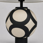 Afbeelding laden in galerijweergave, ceramic globe pattern and textured finish detail