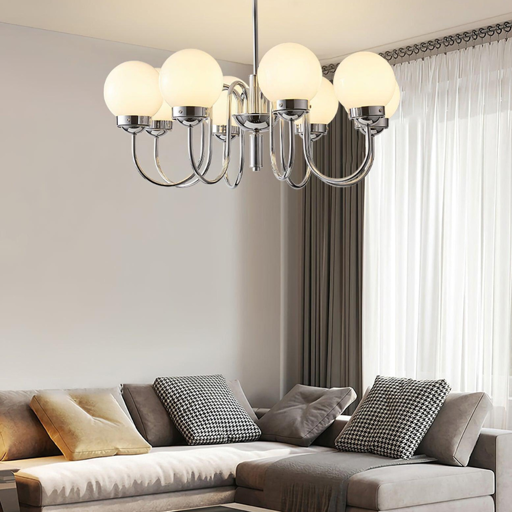 Candelabro Moderno Marshmallow de Vidrio