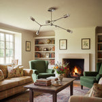 Load image into Gallery viewer, Mobilux Geometric Frame Modern Chandelier for Kitchen &amp; Living Room
