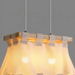 Charger l'image dans la visionneuse de la galerie, Warm 3000K illuminated fabric pendant shade