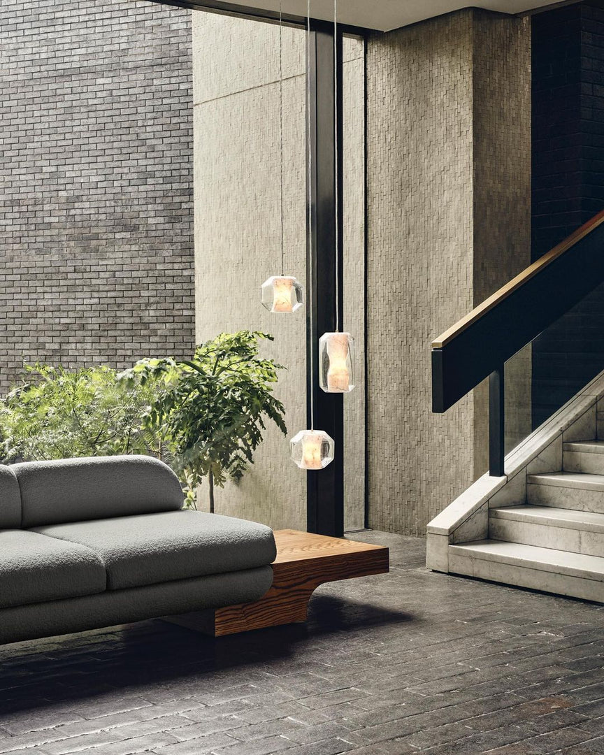 Glas Alabaster-Pendelleuchte