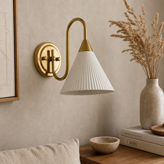 Lámpara de pared vintage francesa Celvane – Luz de noche retro elegante para dormitorio y pasillo